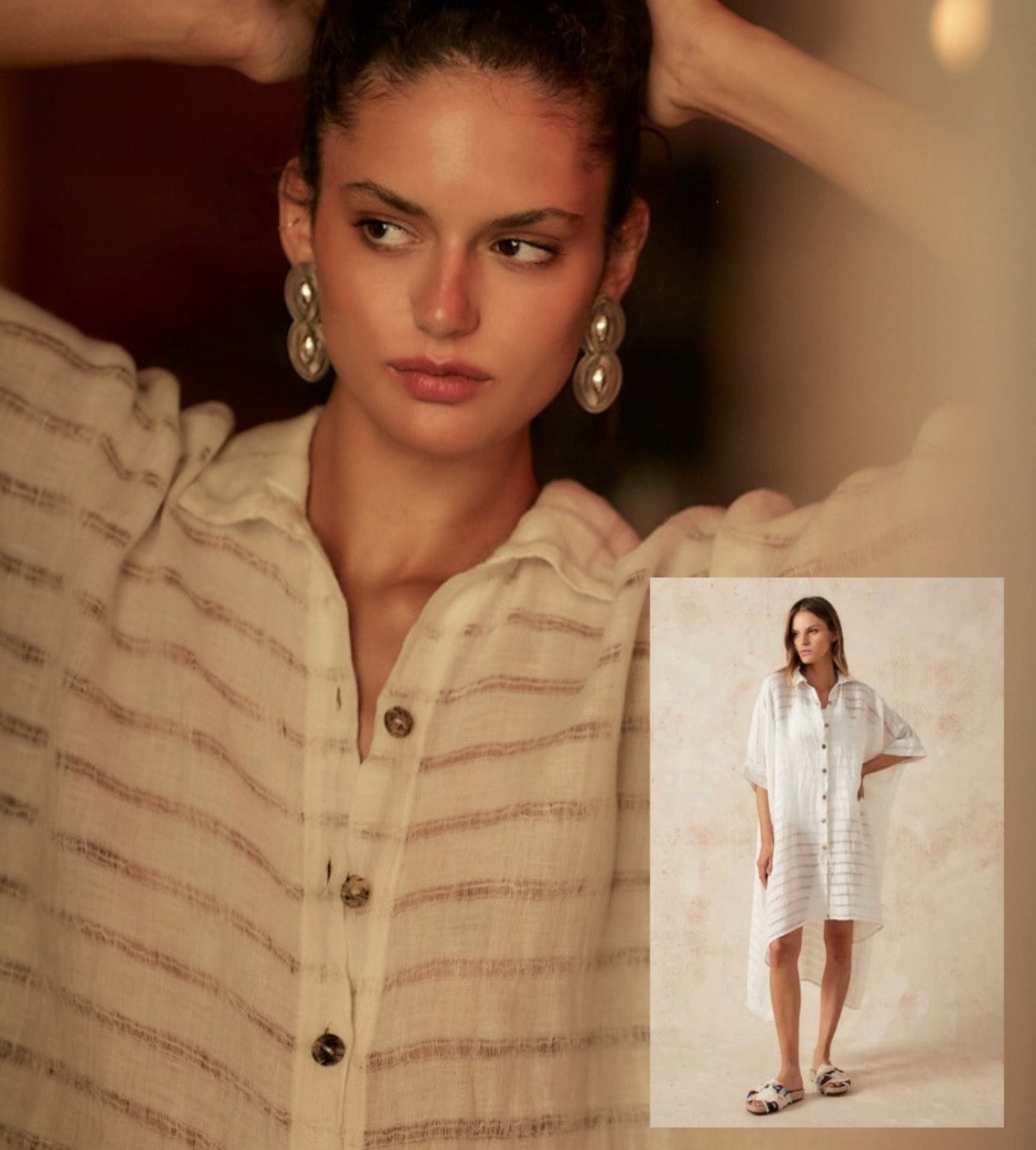 Estilo Emporio Stockist of La Cota Cover Up Linen Dress