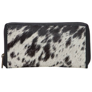 Zippered Cowhide Wallet - Montreal