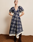 ALÉMAIS Banderra Midi Dress Reduced impact LUXAMORE