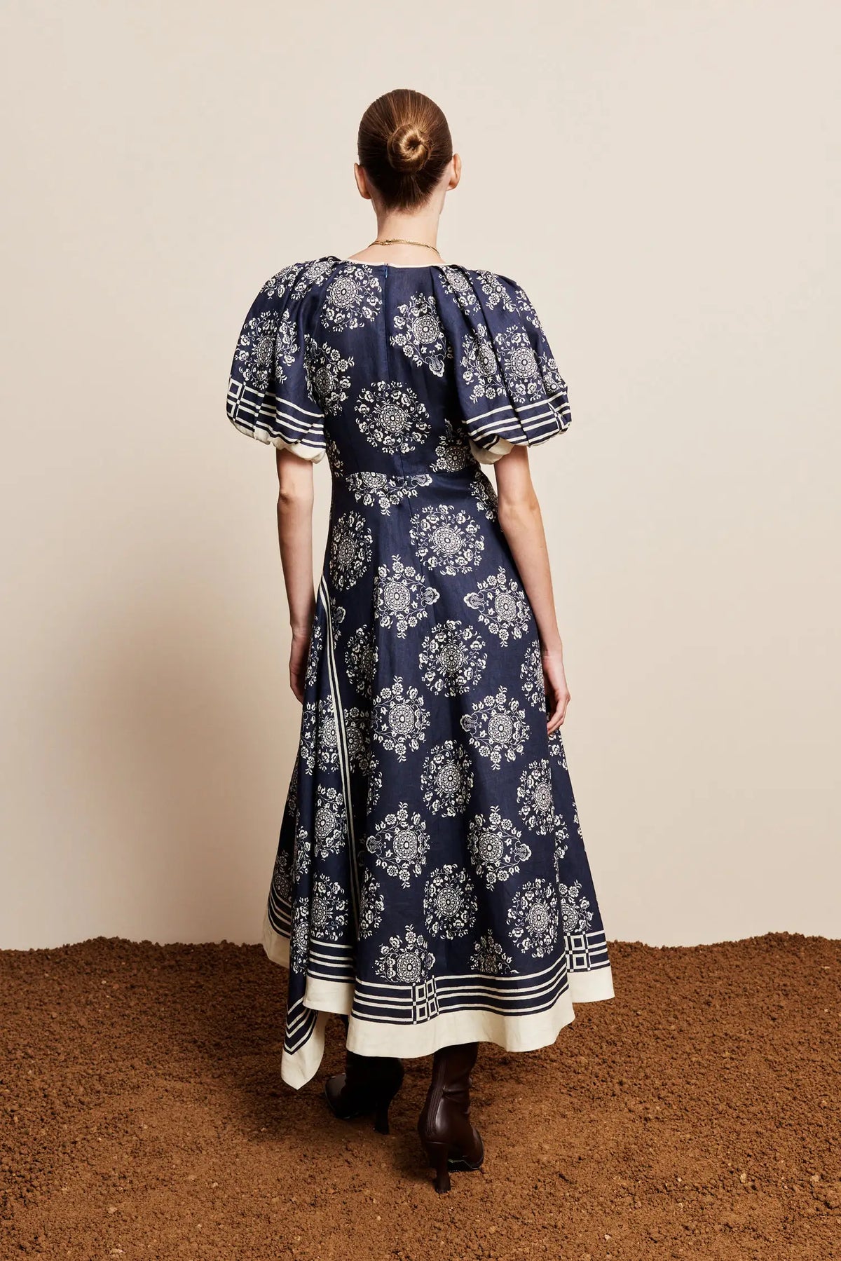 ALÉMAIS Banderra Midi Dress Reduced impact LUXAMORE