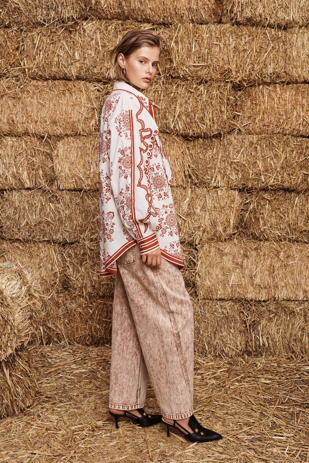ALÉMAIS Giddy Embroidered Shirt Sustainable LUXAMORE
