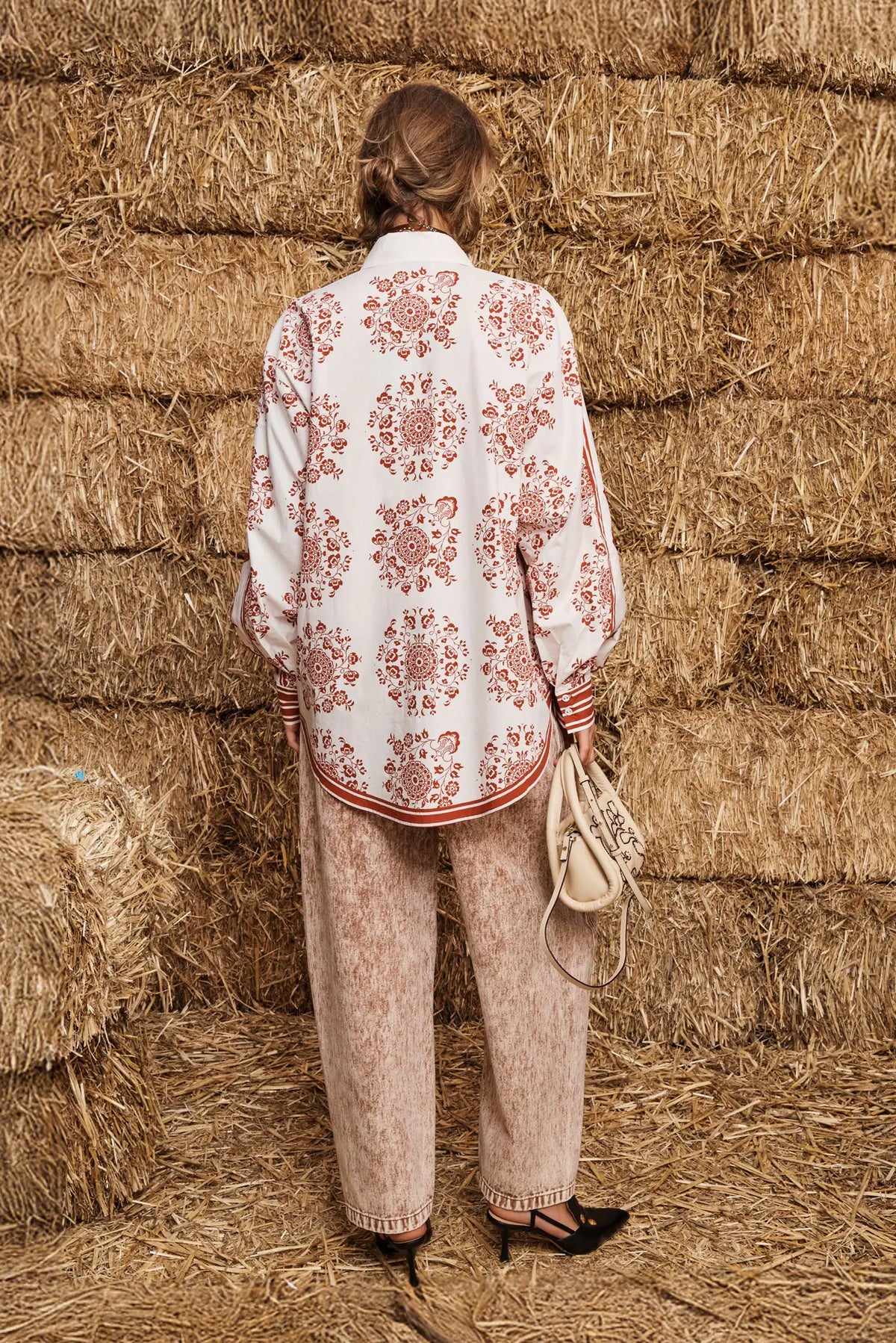 ALÉMAIS Giddy Embroidered Shirt Reduced impact LUXAMORE