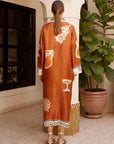 ALÉMAIS Soleil D'amour Silk Shirtdress LUXAMORE  
