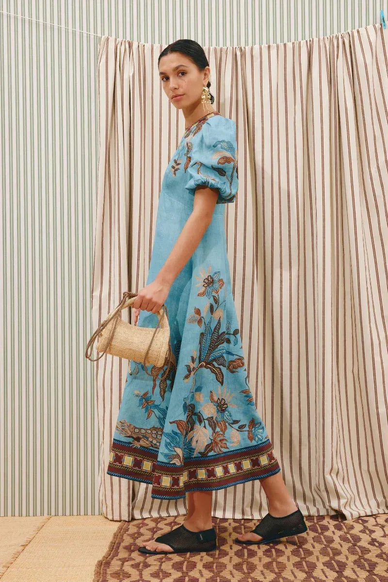 ALÉMAIS Georgie Midi Dress LUXAMORE  