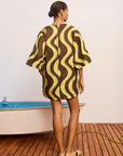 ALEMAIS Frankie Mini Dress Yellow LUXAMORE  