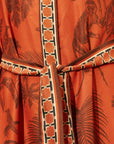 Alemais Sustainable Florence-Shirt close up worn by model LUXAMORE