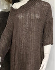 Alemais Sustainable Florence-Shirt close up worn by model LUXAMORE