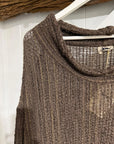Alemais Sustainable Florence-Shirt close up worn by model LUXAMORE