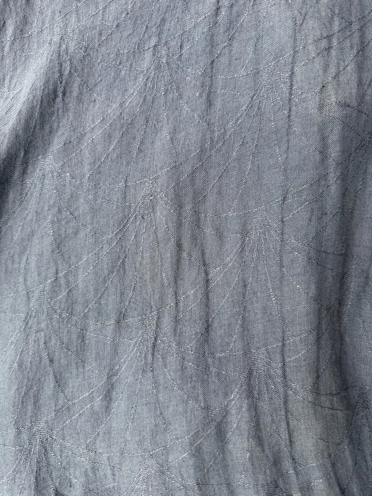 Alemais Sustainable Florence-Shirt close up worn by model LUXAMORE