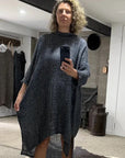 Alemais Sustainable Florence-Shirt close up worn by model LUXAMORE
