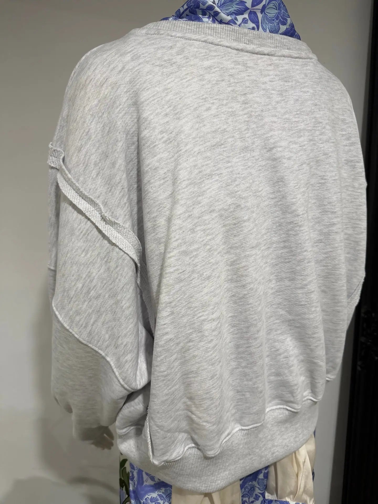 Alemais Sustainable Florence-Shirt close up worn by model LUXAMORE