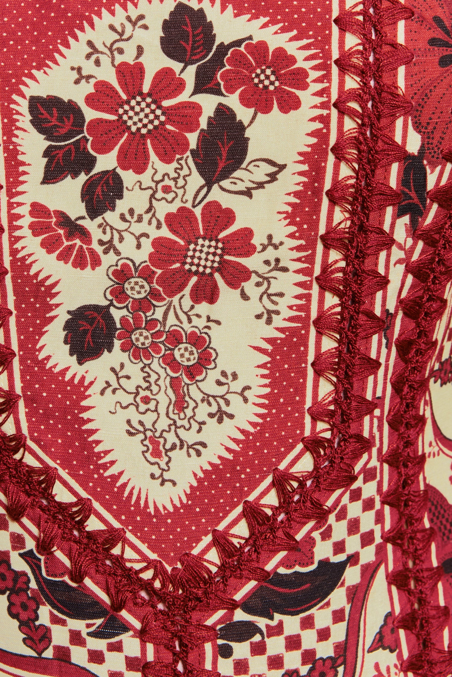 Alemais Sustainable Florence-Shirt close up worn by model LUXAMORE