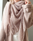 Bypias Dreamy Day Mohair Scarf - Taupe LUXAMORE  