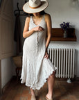 Bypias Oasis Linen Dress - Sand LUXAMORE  