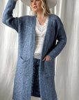 Bypias Sunday Mood Cardigan - Denim Blue LUXAMORE  