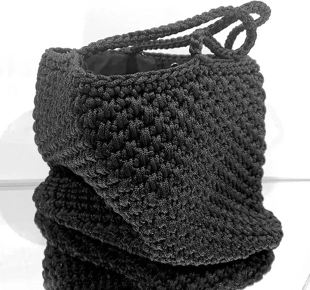 CDC Crochet Bag - Black LUXAMORE  