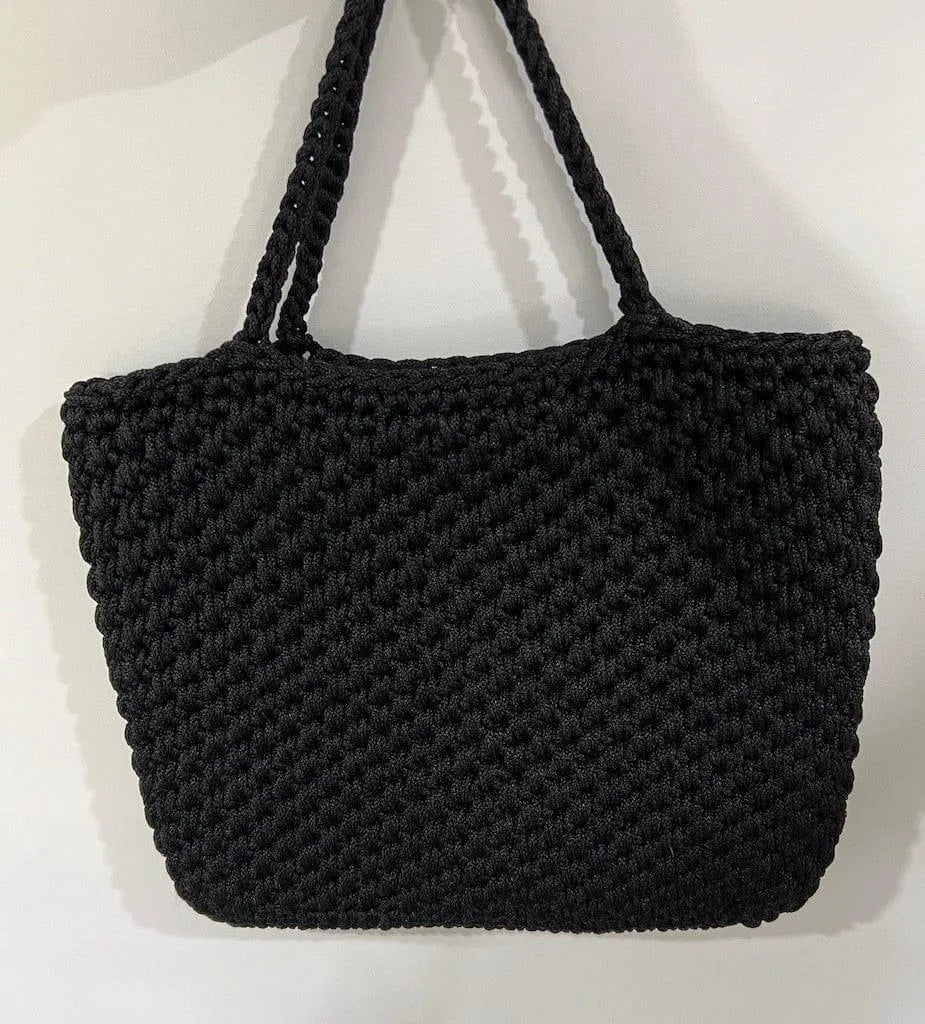CDC Crochet Bag - Black LUXAMORE  