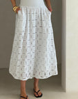 Charli - Melanie Cotton Dress - White Reduced impact LUXAMORE