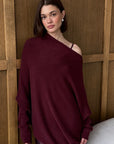Alemais Sustainable Florence-Shirt close up worn by model LUXAMORE