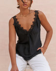 Charli - Solange Camisole - Black Sustainable LUXAMORE