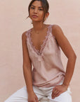 Alemais Sustainable Florence-Shirt close up worn by model LUXAMORE