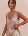 Alemais Sustainable Florence-Shirt close up worn by model LUXAMORE