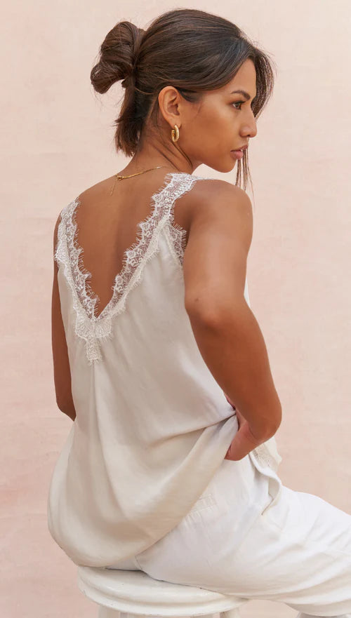 Charli - Solange Camisole - Cream LUXAMORE  