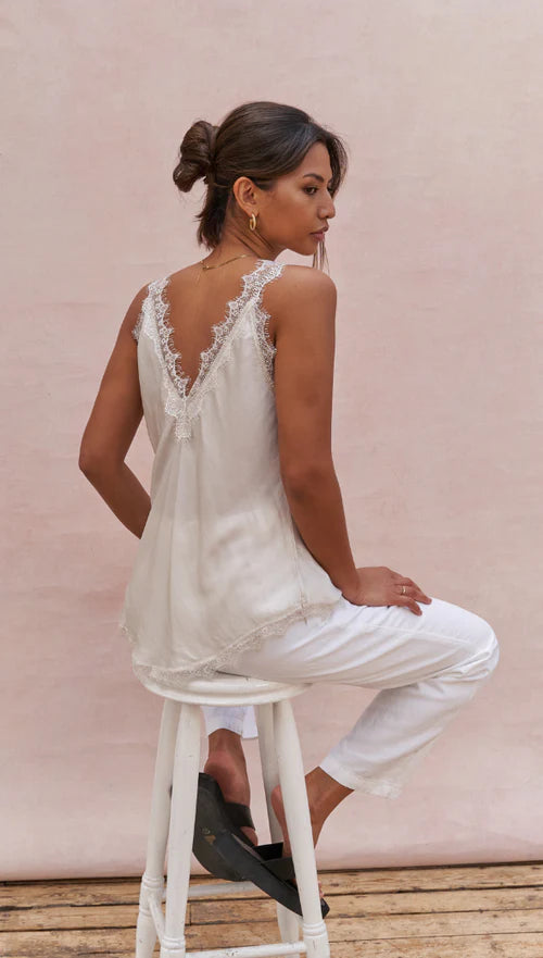 Charli - Solange Camisole - Cream LUXAMORE  