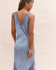 Charli - Solange Slip Dress - Washed Blue LUXAMORE  