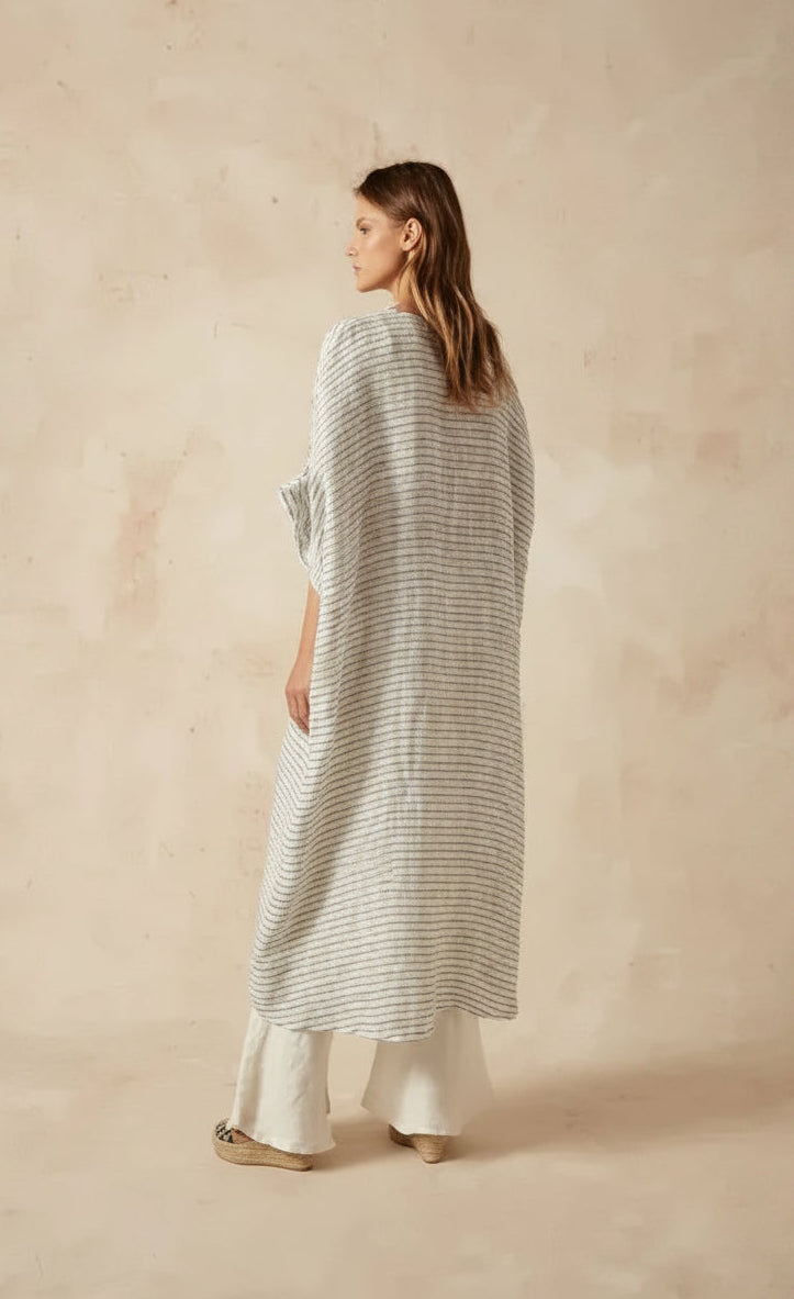 Estilo Emporio La Vista Linen Dress - Binario LUXAMORE  