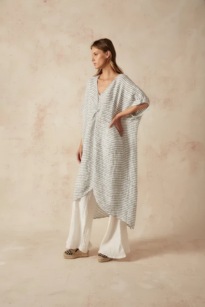 Estilo Emporio La Vista Linen Dress - Binario Reduced impact LUXAMORE