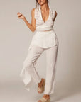Estilo Emporio Linen Pant Coco LUXAMORE  