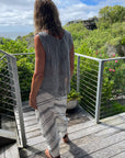 Estilo Emporio Malay Skirt - Monochroma - LUXAMORE -Skirts-Estilo Emporio Malay Skirt Embrace the carefree essence of sun-soaked beach days with this linen skirt made sustainably in Italy. Shop Estilo Emporio Skirts.