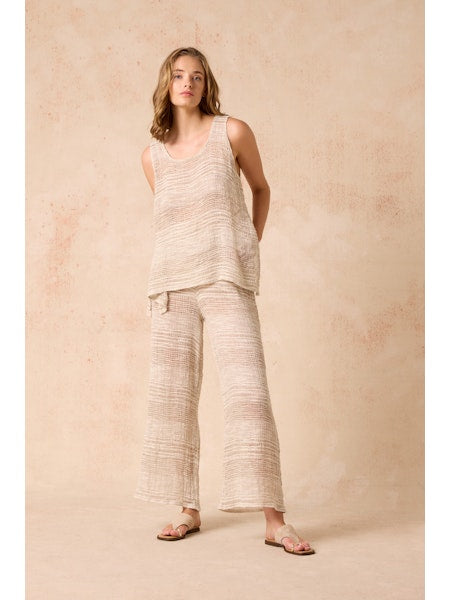 Woman Wearing Estilo Emporio Mini Emilio Top - Tosca - Top LUXAMORE