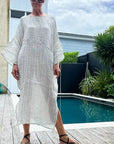 Estilo Emporio Nebbilio Linen Dress - Binario LUXAMORE  