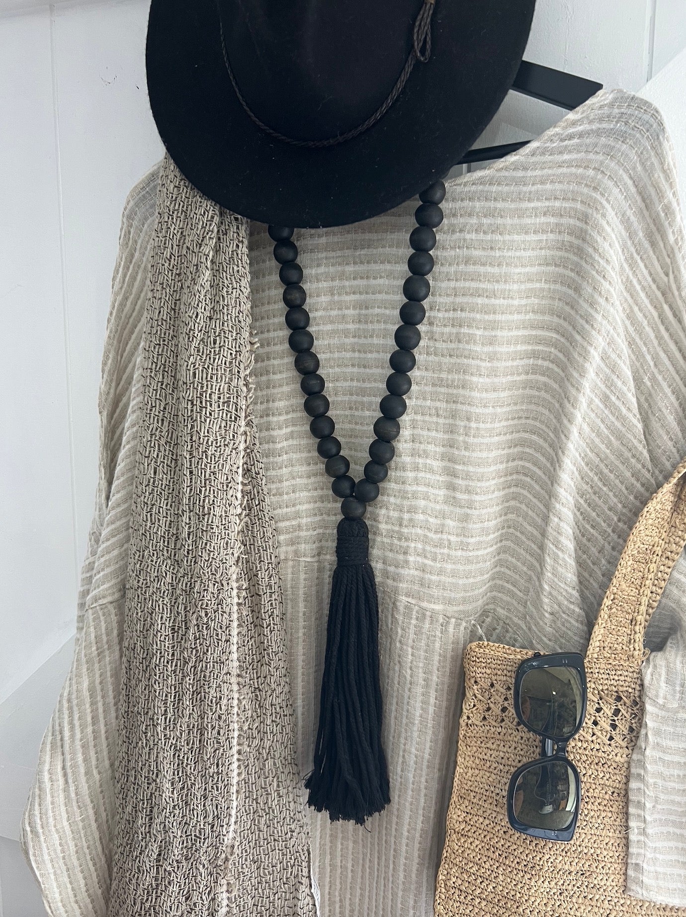 Woman Wearing Estilo Emporio Nebbilio Linen Dress - Lyla - Dress LUXAMORE