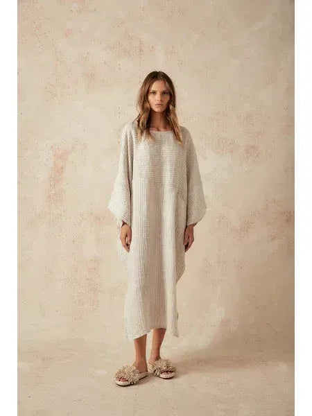 Estilo Emporio Nebbilio Linen Dress - Lyla LUXAMORE  