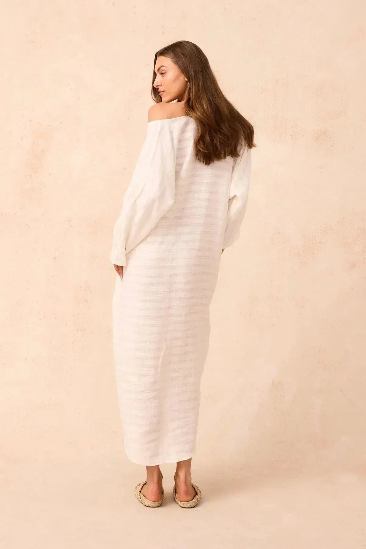 Exclusive Estilo Emporio Neve Dress - Tele Atena Yellow - LUXAMORE