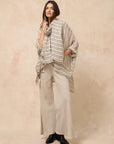 Woman Wearing Estilo Emporio Novo Flare Pant - Brasile Natural - Pants LUXAMORE