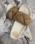 Estilo Emporio Shoes Nicola Espadrille Flat - Honey - Shoes LUXAMORE