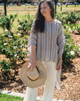 Woman Wearing Exclusive: Estilo Emporio Parla Top - Bolegna - Tops LUXAMORE