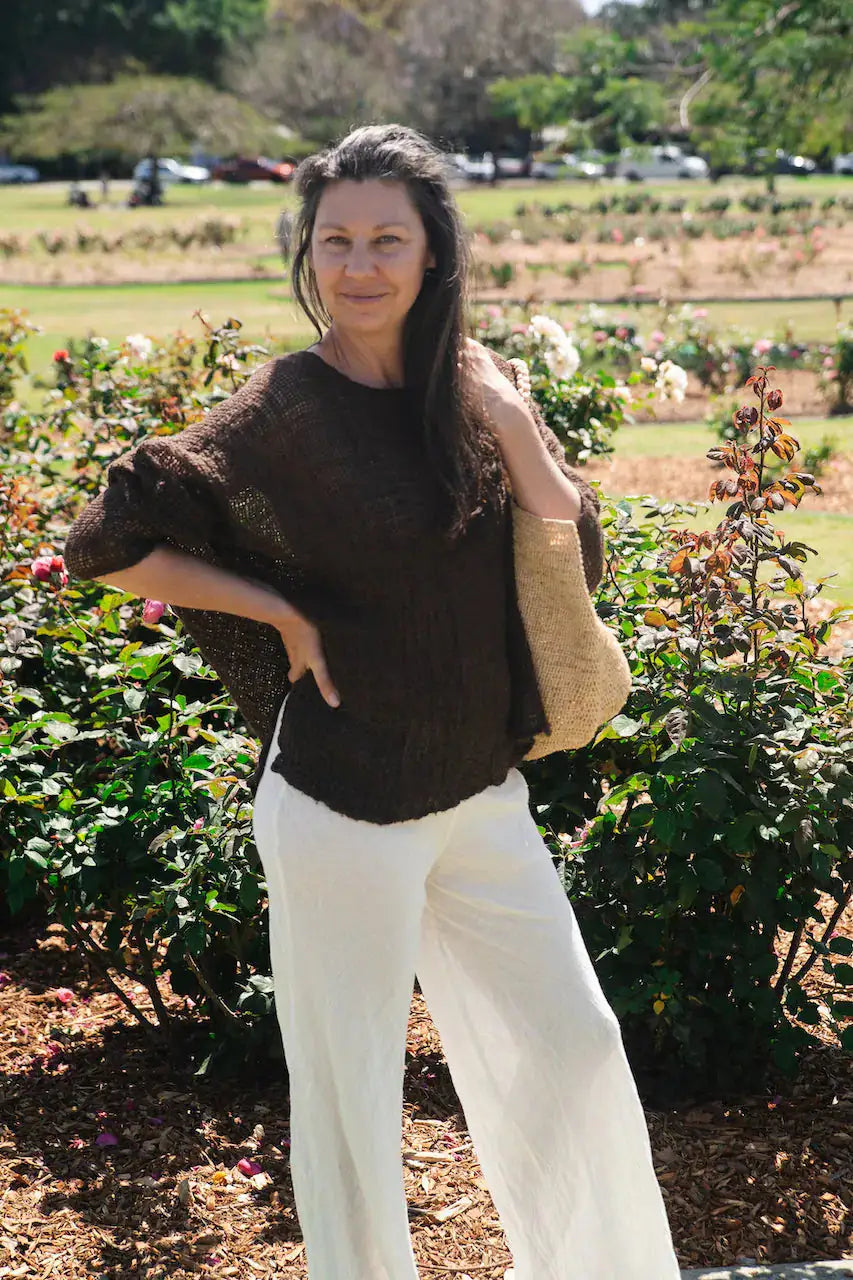 La Bottega di Brunella Top Maglia Bonta - Campagna Chocolate Reduced impact LUXAMORE