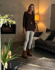 La Bottega di Brunella Top Maglia Europa - Campagna Chocolate Reduced impact LUXAMORE