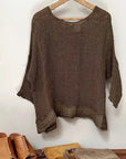 La Bottega di Brunella Top Maglia Europa - Campagna Chocolate Reduced impact LUXAMORE