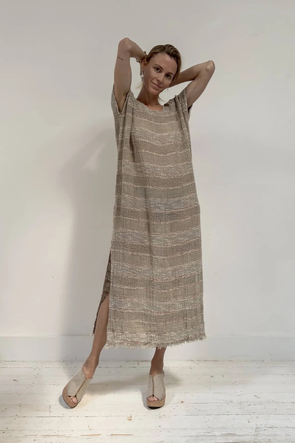 Woman Wearing La Bottega di Brunella VESTITO ICARO - Michelangelo LUXAMORE 