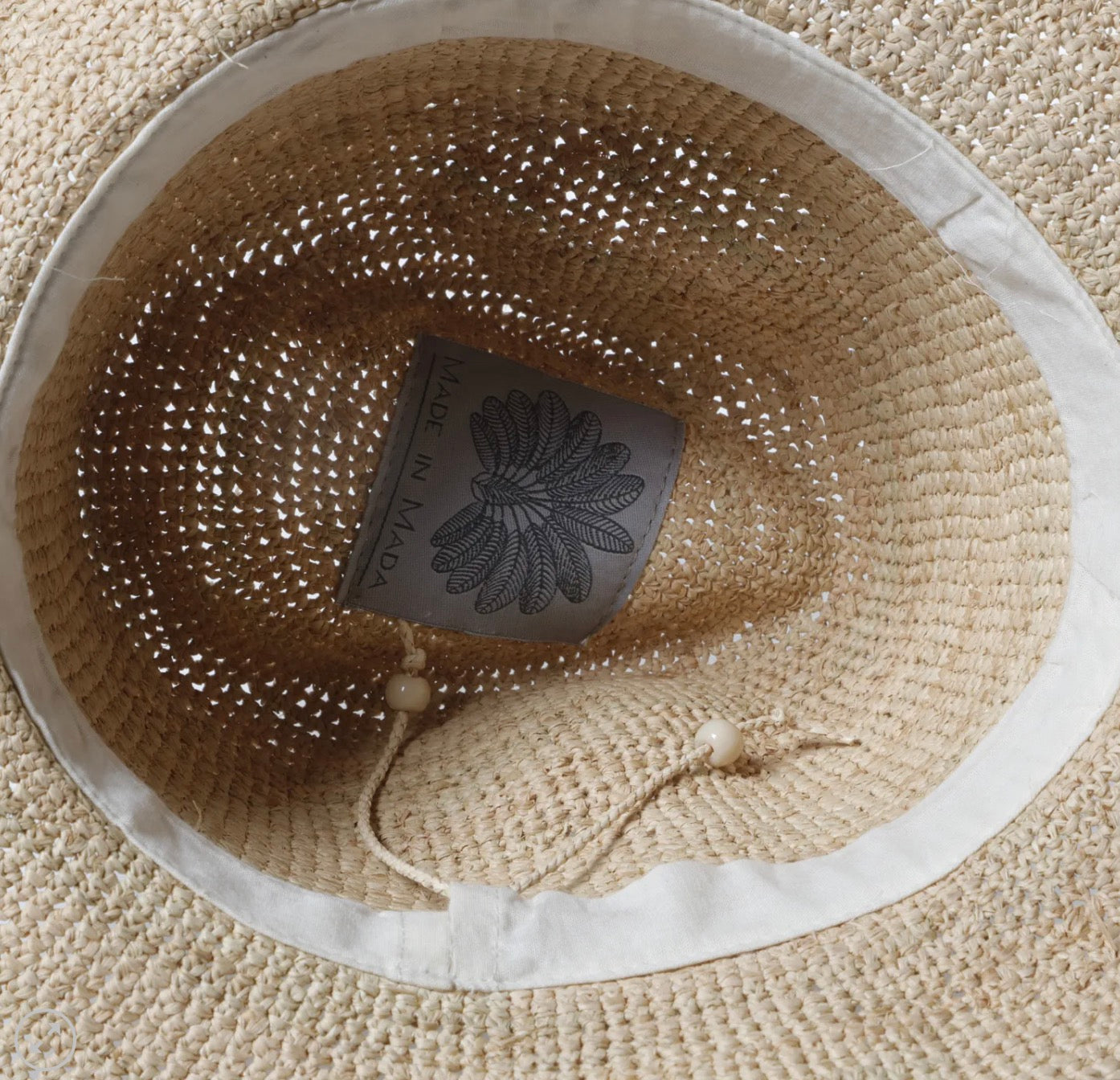 Woman Wearing Made in Mada Hat ELYA - hat LUXAMORE