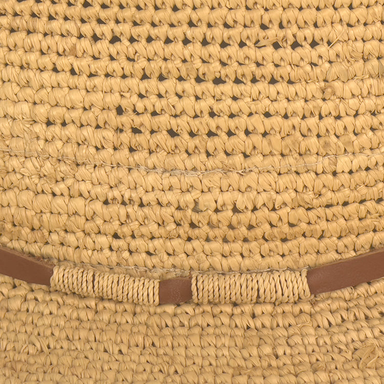 Made in Mada Hat ELYA TAN LEATHER LUXAMORE 