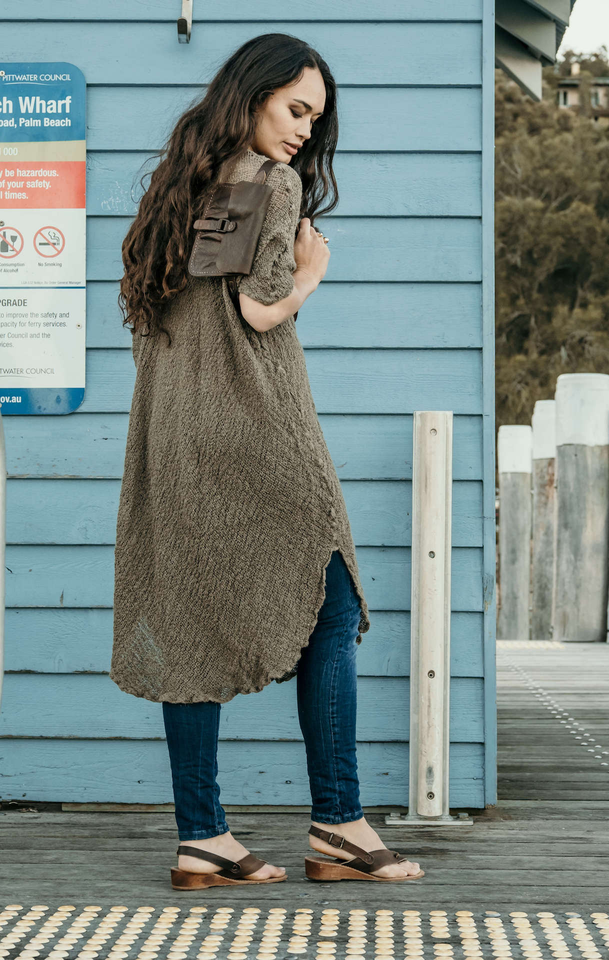 Pre Order La Bottega di Brunella Linen Dress Vestito Fausta Campagna - Fossil - LUXAMORE -Dress-La Bottega di Brunella Dress Vestito Fausta - Campagna linen dress garments, designed and handcrafted in Italy. Shop La Bottega di Brunella Linen at Luxamore.