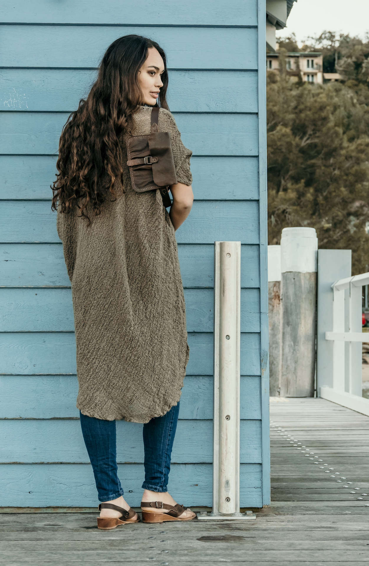 Pre Order La Bottega di Brunella Linen Dress Vestito Fausta Campagna - Fossil - LUXAMORE -Dress-La Bottega di Brunella Dress Vestito Fausta - Campagna linen dress garments, designed and handcrafted in Italy. Shop La Bottega di Brunella Linen at Luxamore.