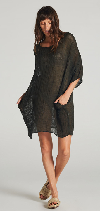 Estilo Emporio Shore Linen Dress - Rete Panna - LUXAMORE -Dress-Estilo Emporio Shore LInen Dress Best seller! As soon as this summer dress arrives it disappears, made sustainably. Shop Estilo Emporio Dresses from Luxamore